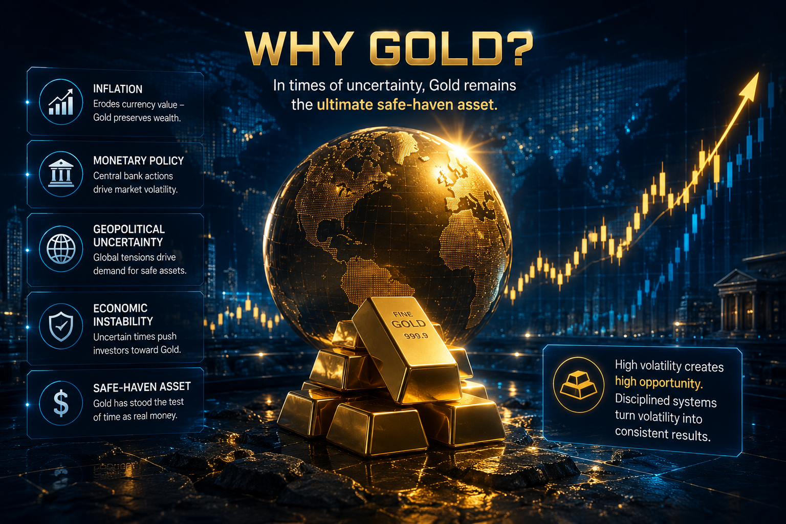 Gold market opportunity illustration